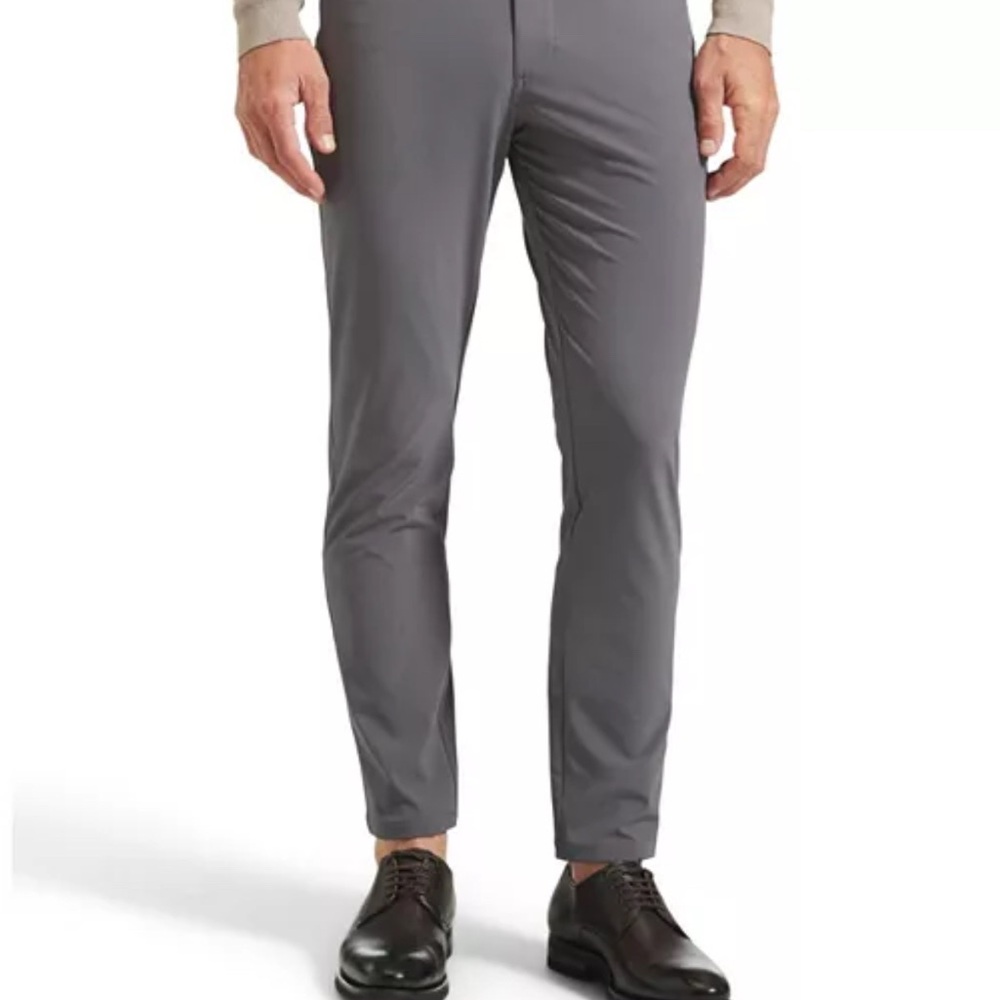 Mizzen+Main Gray Chinos with Tapered Leg